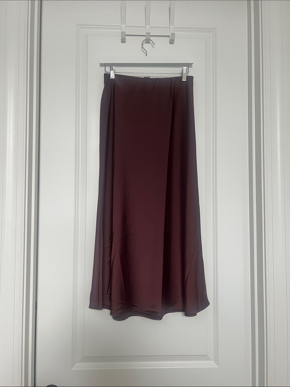 H&M Burgundy Maxi Skirt